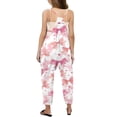 thumbnail image 3 of Girls Jumpsuit Star Print Jumpsuits Rompers for Girls Spaghetti Strap Rompers with Pockets Girls Outfit 4-5 Y, 3 of 5