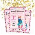 thumbnail image 2 of Darling Souvenir Pink Birthday Invitation Card Printable Elegant Fill or Write In Blank Party Invites 28 Pcs 5 x 7 Inches, 2 of 5