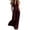 Wine, variant on HJYCHN Womens Jumpsuit Casual Loose Fit Sleeveless Stand Collar Commute Daily Piece Jumpsuits for Women BU2 M