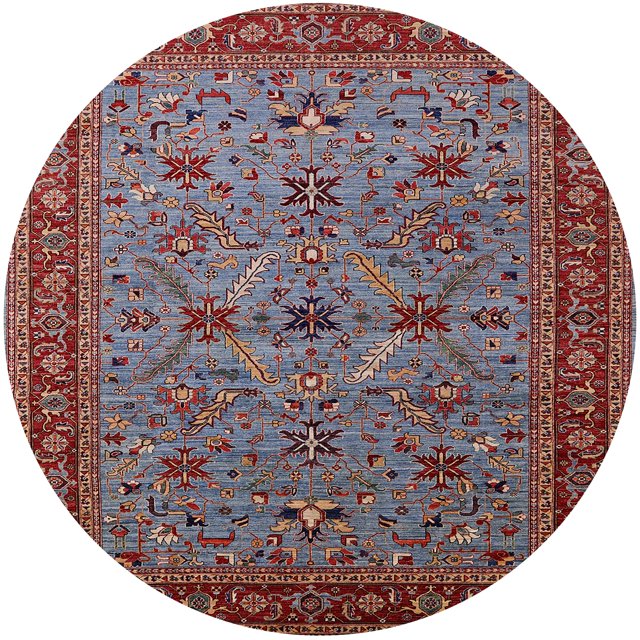 Ahgly Company Machine Washable Indoor Round Industrial Modern Gunmetal Gray Area Rugs, 3' Round