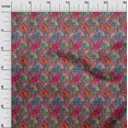 thumbnail image 3 of oneOone Georgette Viscose Light Red Fabric Abstracts Fabric For Sewing Printed Craft Fabric By The Yard 42 Inch Wide, 3 of 5