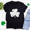 thumbnail image 4 of Birdeem T-Shirt Décontracté pour Femmes à Imprimé de la Saint-Patrick, Chandail à Manches Courtes, Hauts, Chemise, 4 of 5