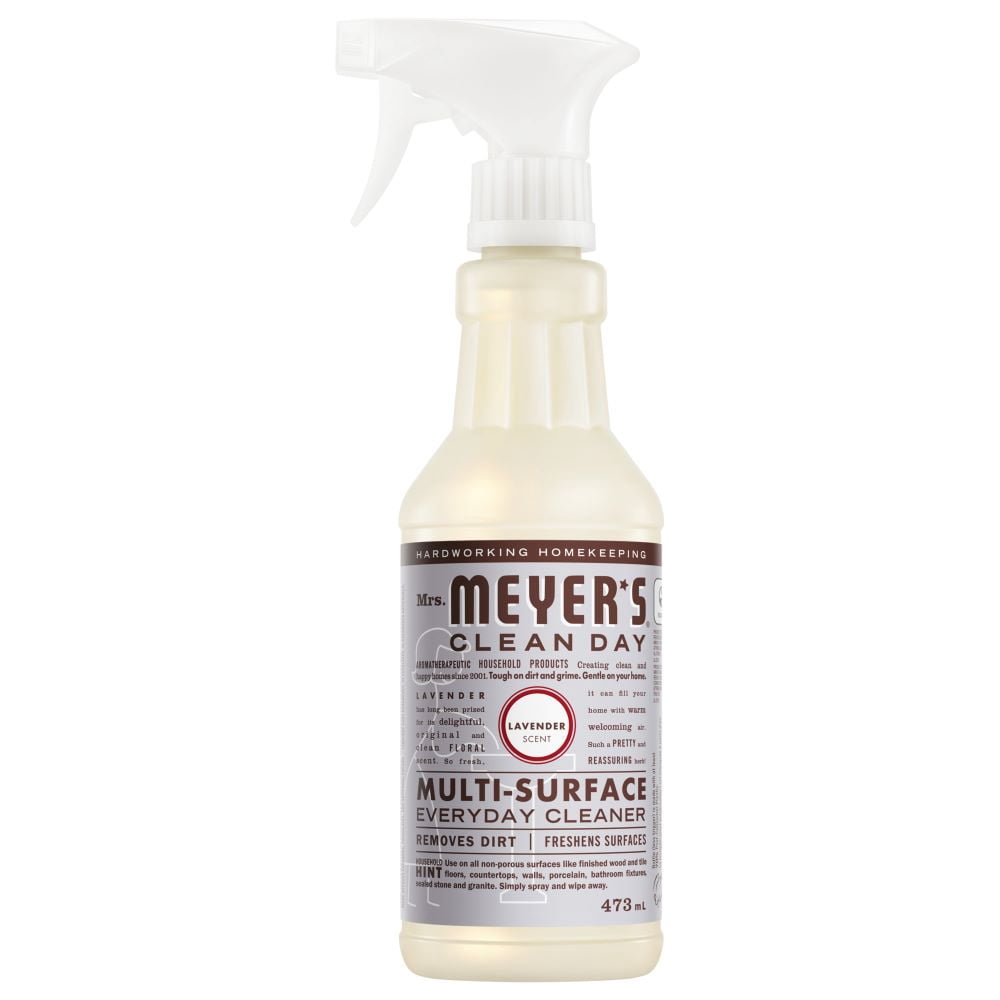 Mrs. Meyer's Clean Day Multi-Surface Everyday Cleaner, Natural Cleaner, Lavender Scent, 473ml