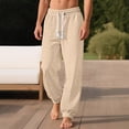 thumbnail image 2 of Plebaso Men's Sweatpants Elastic Bottom with Pockets Casual Drawstring Mens Textured Joggers Activewear, 2 of 7