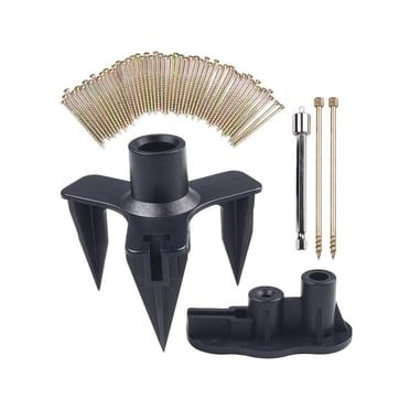 MYG Kit de Réparation de Sol avec 50 Vis et 5 Outils pour Planchers de Bois Vinyle Tapissés, Noir