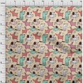 thumbnail image 4 of oneOone Rayon Pale Orange Fabric Dog Cartoon Sewing Craft Projects Fabric Prints By Yard 56 Inch Wide-VZ, 4 of 5
