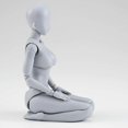 thumbnail image 1 of serony 15cm Figures Body Set with Figure Figure Figures Body Set Display Set with Box Stand Holder Set with for Bedroom Decor Female Gray, 1 of 9