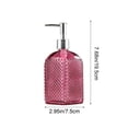 thumbnail image 3 of UsRHHA Glass Hand Soap Dispenser Bottle, Refillable Soap Dispenser for Bathroom, Reusable Lotion Shampoo Dispenser for Kitchen Countertop Sink, 3 of 6