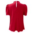 thumbnail image 5 of Women Fashion Solid Temperament Casual Loose Short Sleeve T Shirt Top Polyester For Work And Daily, 5 of 5