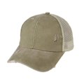 thumbnail image 1 of Ponytail Messy Buns Trucker Plain Baseball Visor Cap Unisex Hat, 1 of 5