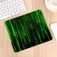 thumbnail image 3 of Gaming Mouse Pad Matrix Style Coding Design NonSlip Rubber Base Rectangle Personalized Mousepad for Computers, Laptop, Office, Home 9.5x7.9 Inch TechInspired Elegance, 3 of 5
