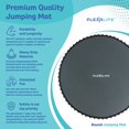 thumbnail image 4 of Plexalife Tapis de Remplacement pour Trampoline avec Anneaux en V Robustes de 72 - Tapis de Saut Compatible avec Cadre Rond de 14 Pieds et Ressorts de 5,5 Pouces - PP Ultra Durable, Haute Élasticité, UV et Imperméable, 4 of 5