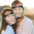 thumbnail image 3 of MesaSe 2 Pcs Masque Intégral Super Protecteur Anti-Buée Bouclier Sécurité Couvre-Chef Transparent US Gris, 3 of 12
