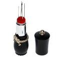 thumbnail image 1 of lionlar Portable Needles Pin Cushion Holder with 5pcs Needles Black, 1 of 9