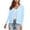 Bleu Clair, variante sur Lenpel Cardigan Court Décontracté pour Femme, Doux, Col en V, Manches Longues, Boutonné, Boléro Tricoté, Chandail Léger (Rose, Petit)