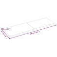 thumbnail image 2 of vidaXL Bathroom Countertop Light Brown 180x60x(2-4)cm Treated Solid Wood, 2 of 7