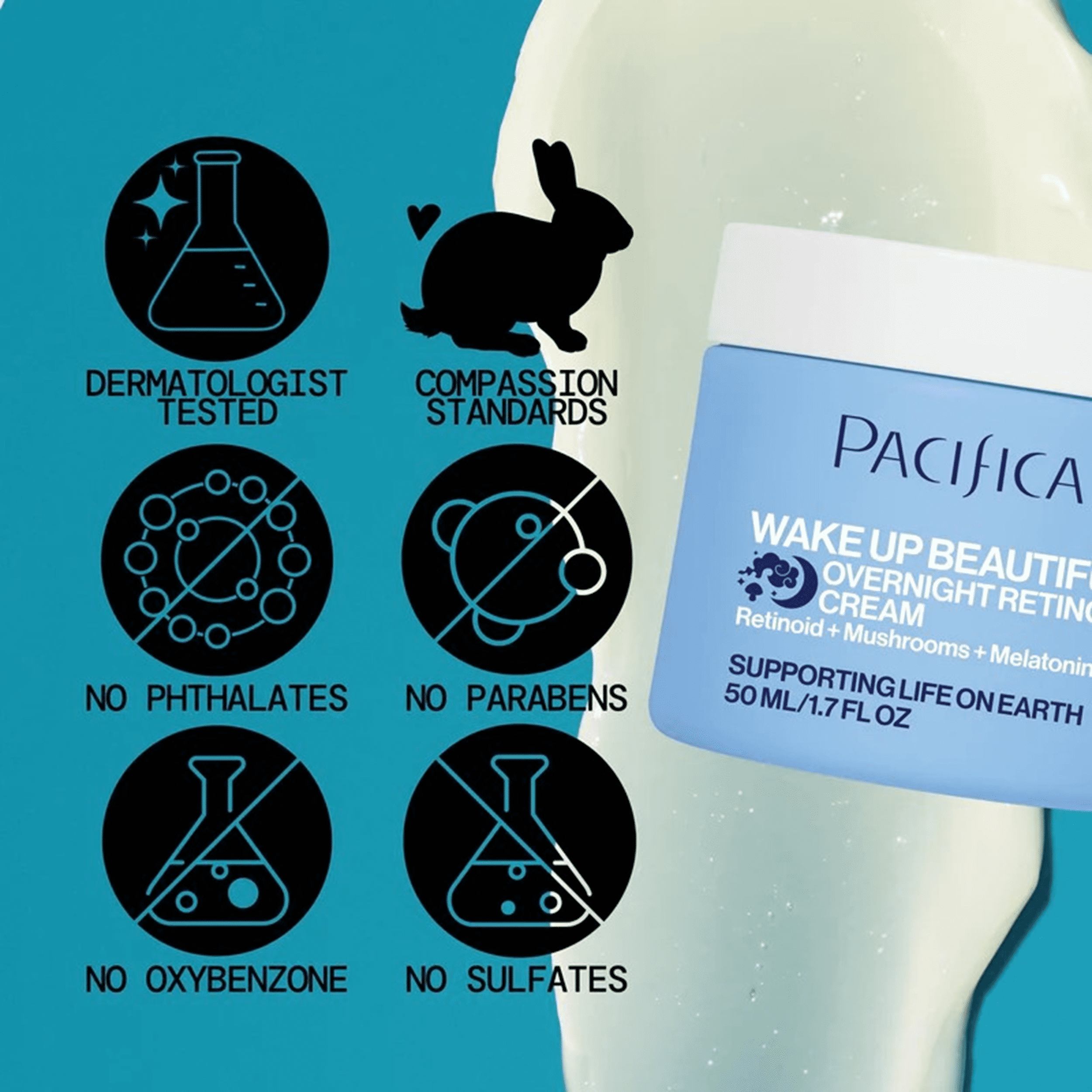 Pacifica - Réveil Radieux Crème Rétinoïde de Nuit