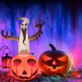 thumbnail image 1 of Inflatable Ghost Pumpkin Light Remote Control Halloween inflatable Ghost Blow-up Halloween Light Outdoor Terror Scary Pr, 1 of 6