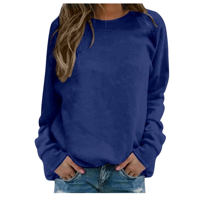 SNKSDGM Chandail à Col Rond pour Femmes, Graphique, Tendance, Chandails Courts pour Femmes, Quotidien, Maison, Extérieur, Entraînement, Manches Longues, T-Shirt à Col Rond, Haut, Chandail Imprimé, Blouse de Rue, Mode Urbaine L