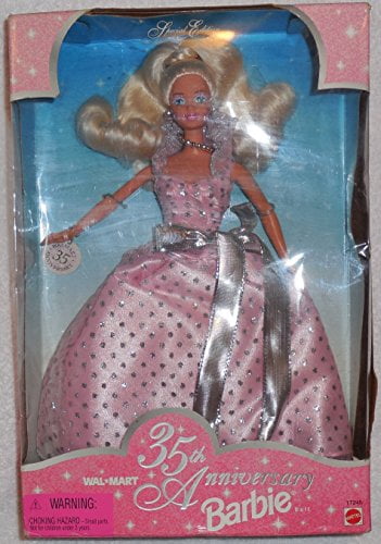 35Th Anniversary Barbie Doll 1997 Walmart Special Edition