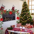 thumbnail image 4 of KTTECTOA Simulation Flowers Rattan Christmas Home Outdoor Decorations Snowflake Berries Christmas Mood Arrangement Simulation Christmas Decoration Rattan Clearance Fall Decorations for Home Canada Day, 4 of 6