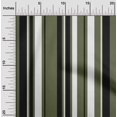 thumbnail image 1 of oneOone Cotton Cambric Olive Green Fabric Stripes Sewing Material Print Fabric By The Yard 56 Inch Wide-R54, 1 of 4