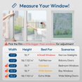 thumbnail image 4 of rabbitgoo One Way Window Films for Privacy House Window Tint Film Home, Pellicule Intimit&eacute; Pour Fen&ecirc;tre, Reflective for Sun Blocking Heat Blocking, Daytime S, 4 of 9