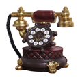 thumbnail image 1 of Desktop Ornament for Home 7 Inch Retro Phone European Resin Dialing Phone Decoration for Desk Bar Window Display and Room, 1 of 6