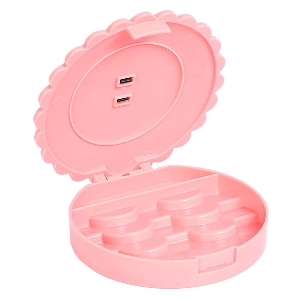 20 Pieces Eyelash Storage Case Lash Book Fake Eyelash Without Mirror Three Tier Lashes Organizer Eye Lash Case Eye Lash Case Pink