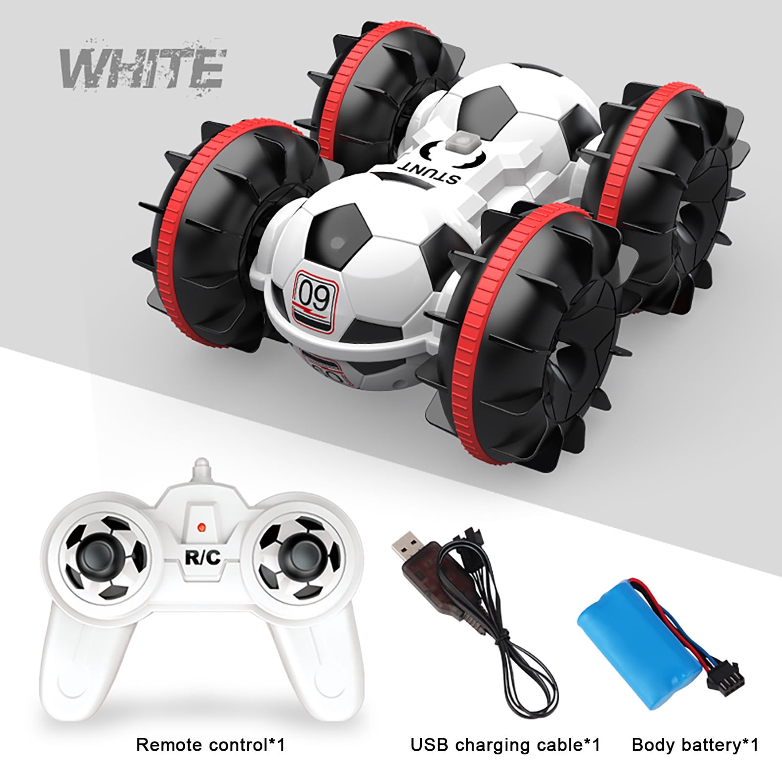 YANGHONGY 2.4G Double Sided 360 Degree Rotation RC Vehicle RC Car Remote Control Stunt Car