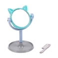 thumbnail image 1 of Milaget 1/12 Vanity Mirror Dressing Table Scene Descor for Micro Landscape DIY Model blue and gray, 1 of 9