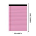 thumbnail image 3 of X-761 E A3 Bloc-Notes Détachable avec Lignes Horizontales 50 Pages Mémo Planificateur Carnet Portable Comprend 1 Bloc-Notes Design Simple pour Bureau École Usage à la Maison 300 g, 3 of 6
