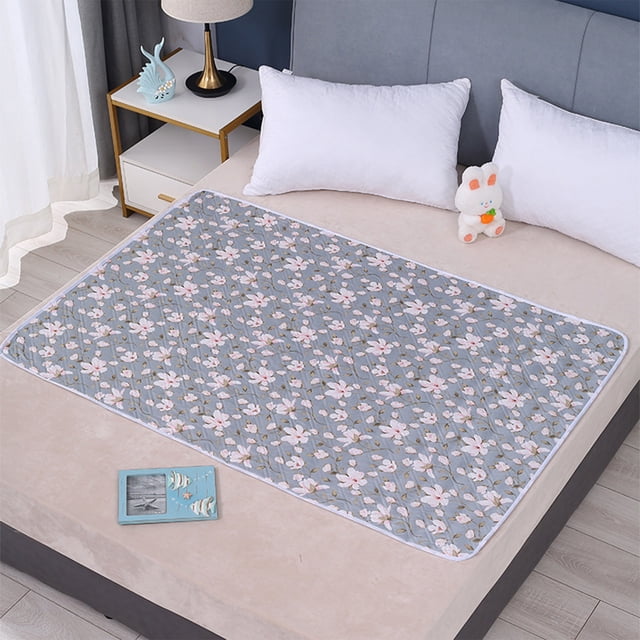 CaiYueKe Alèse Lavable pour Incontinence, Alèses de Lit Imperméables Réutilisables de Qualité Hospitalière, Alèses de Lit pour Adultes et Aînés, Protège-Matelas Matelassé Absorbant