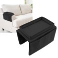 thumbnail image 4 of Sofa Tray, Couch Arm Table Washable Side Pockets  For Home Black,Coffee,Grey,Beige, 4 of 8