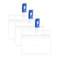thumbnail image 1 of Kiplyki Wholesale Card Protector Immunization Record Cards Holder Clear Plastic Sleeve With Clip, 1 of 1