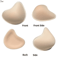 thumbnail image 2 of BIMEI Cotton Breast Forms Breast Prosthesis Mastectomy Bra Insert Pads Light-weight Ventilation Sponge Boobs for Women Mastectomy Breast Cancer Support #3,Solid Spiral,1 Piece,Right,S, 2 of 6