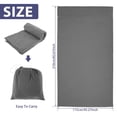 thumbnail image 2 of Sac de Couchage 45.28x82.68 Pouces Doublure de Sac de Couchage de Voyage pour Randonnée Camping, 2 of 8