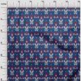 thumbnail image 2 of oneOone Tissu Georgette Viscose Tissu à Imprimé Cachemire Ikat BTY 42 Pouces de Large, 2 of 4