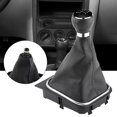 thumbnail image 1 of 1Pc Black Shift Boot Gear Knob Kit for Eos for Golf 5 V 6 Vi for Jetta for Frame 6 Speed, 1 of 10