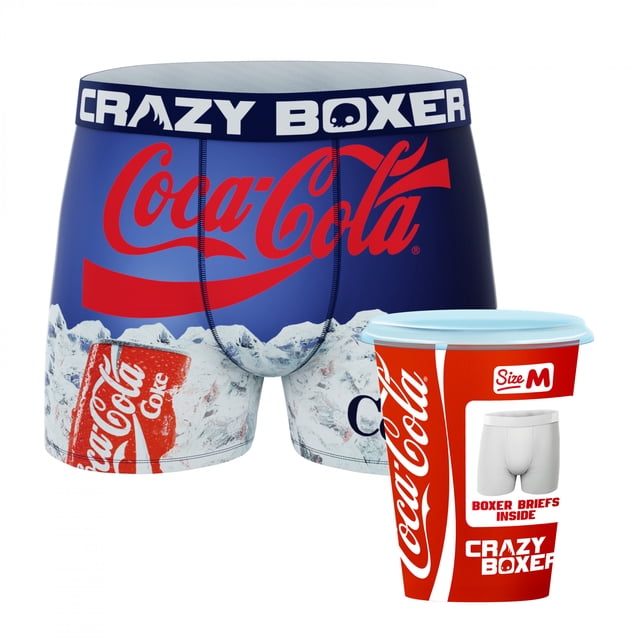 Coca-Cola Ice Cold Boxeurs Fous pour Hommes dans un Emballage Original-Petit (28-30)