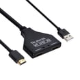 thumbnail image 4 of axGear 4K HDMI Splitter 1 in 2 Out with Power USB Cable for Monitor Support 3D Full HD, 4 of 8