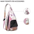 thumbnail image 2 of Botanical Garden Sling Backpack - Lush Tropical Leaves Pattern Crossbody Bag, Anti-Theft Water-Resistant, 2 of 4
