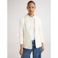 thumbnail image 1 of Scoop Women's and Women’s Plus Ultimate ScubaKnit Relaxed Blazer with Scrunch Sleeves, Size XS- XL, 1 of 5