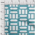 thumbnail image 2 of oneOone Rayon Turquoise Green Fabric Geometric Fabric For Sewing Printed Craft Fabric By The Yard 56 Inch Wide, 2 of 4