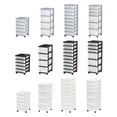 thumbnail image 4 of IRIS 6-Drawer Plastic Storage Cart with Organizer Top & Wheels, 4 of 7