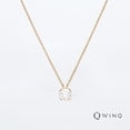 thumbnail image 2 of WINQ Solitaire Necklace 4 Prong Lab Grown Diamond 14K Gold, 2 of 5