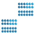 thumbnail image 1 of relayinert 24pcs / Ensemble Large Application Mariage Fête Décor à la Maison Durable et Fiable Lac Bleu 2Set, 1 of 6