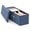 Navy, variant on Costway Fabric Folding Storage Ottoman Storage Chest W/Divider Bed End Bench Navy