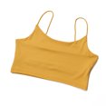 thumbnail image 3 of FOCUSNORM Women Sling Top Solid Color Crop Low Chest Sexy Bodycon Top Clothes, 3 of 6