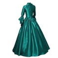 thumbnail image 3 of UPPADA Costumes Gothiques pour Femmes Robes Victoriennes à Manches Longues Robe Corset Grande Taille Robe Maxi Fluide Robe de Fête Robe Cocktail Robe de Mascarade à Lacets Jolies Robes de Bal 2025, 3 of 4